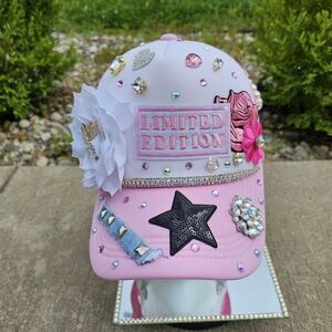 Pink Embellished Limited Edition Cap